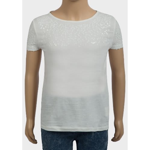 Sequin Detail T-shirt