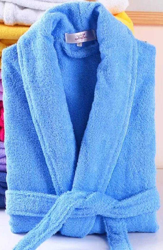Long Sleeved Robe -blue