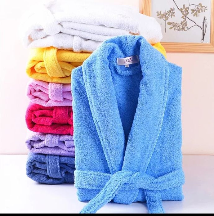 Long Sleeved Robe -blue