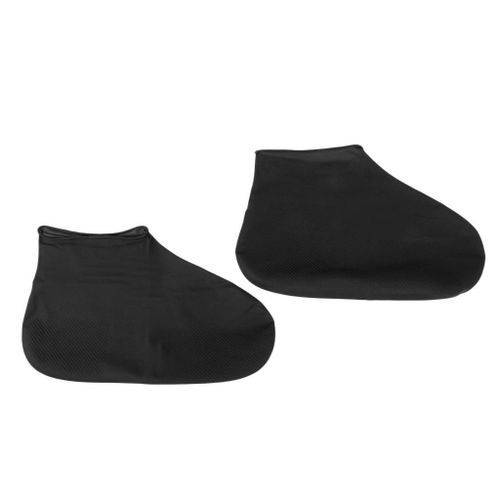 Unisex Disposable Boot And Shoe Covers Waterproof, Non-Slip Black M