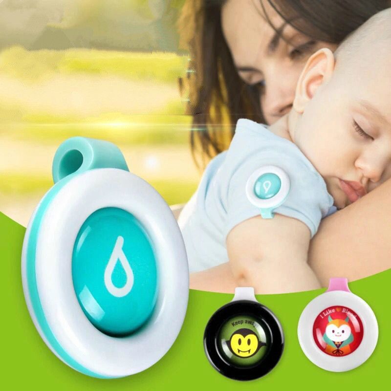 Button Pregnant Repellent 3 Pieces For Baby Mosquito Eco-Friendly IFORY Cartoon Adults Sweatproof Mosquito Buckles