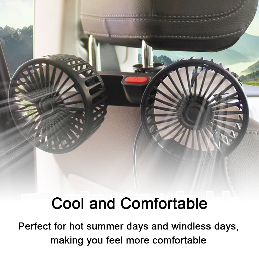 Car Seatback Cooling Fan