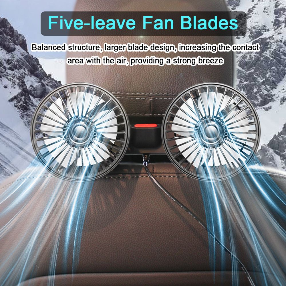 Car Seatback Cooling Fan