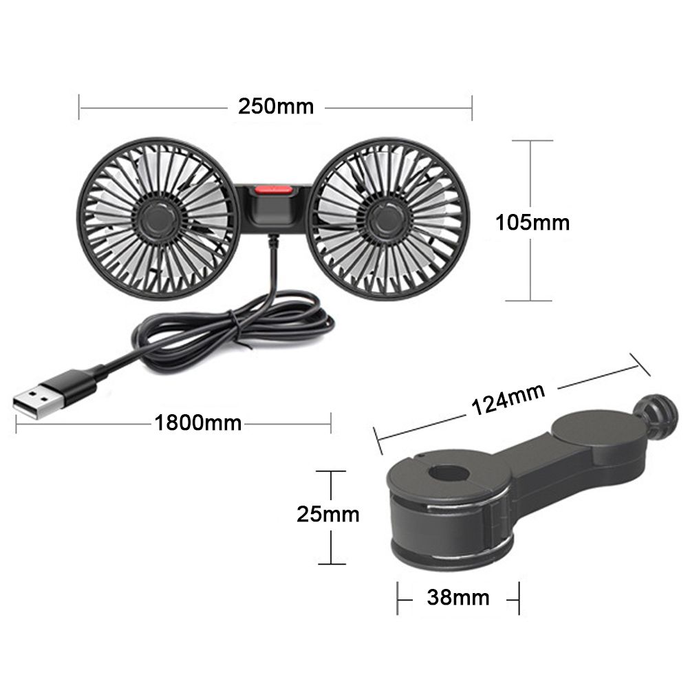 Car Seatback Cooling Fan