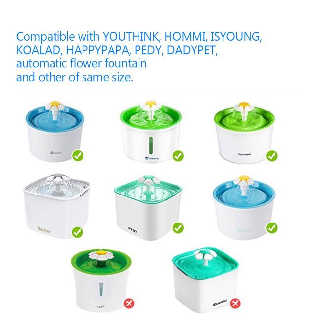 Cat Water Fountain Filters Replacement Filters For Flower-1 PCS