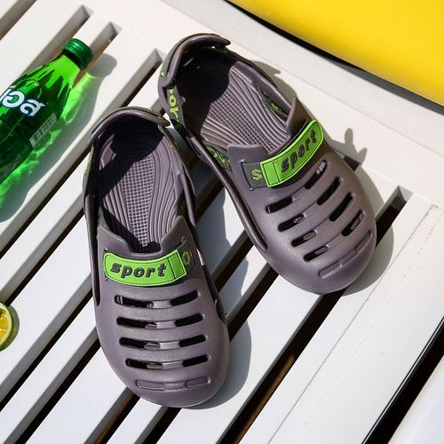 Sports Sandals For Male Lightweight Beach Shoes Gray