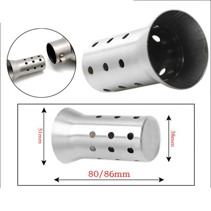 51mm   Universal   Motorbike   Exhaust   Muffler   Baffle   Noise