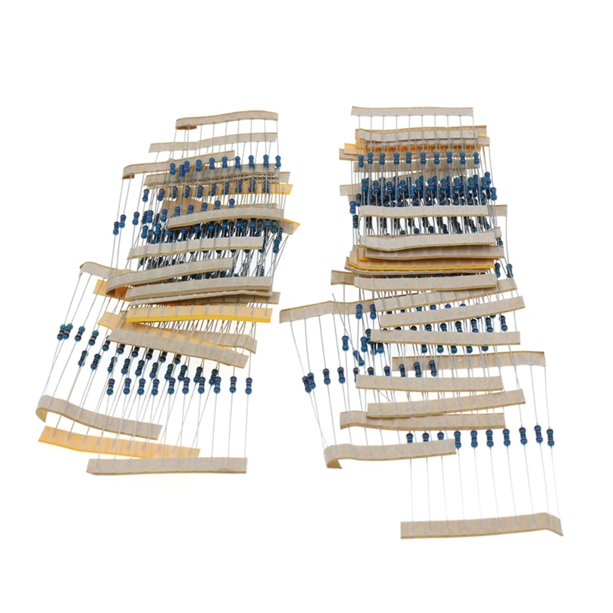 300PCS 1/4W 1% Carbon Film Resistors Kit 10 To 1M Ohm 30