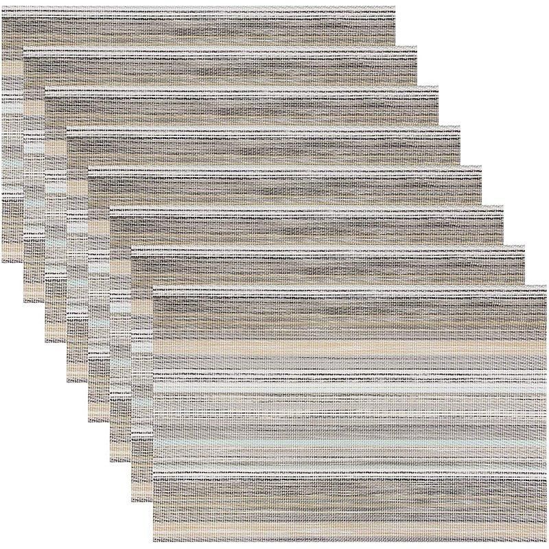 and Antiskid Western Restaurant Heat Insulation Cup Mat 8PC