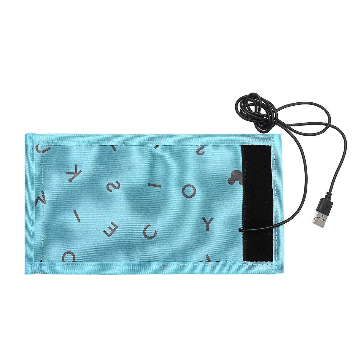 USB Constant Temperature Heating And Insulating Milk Bottle Cover Blue