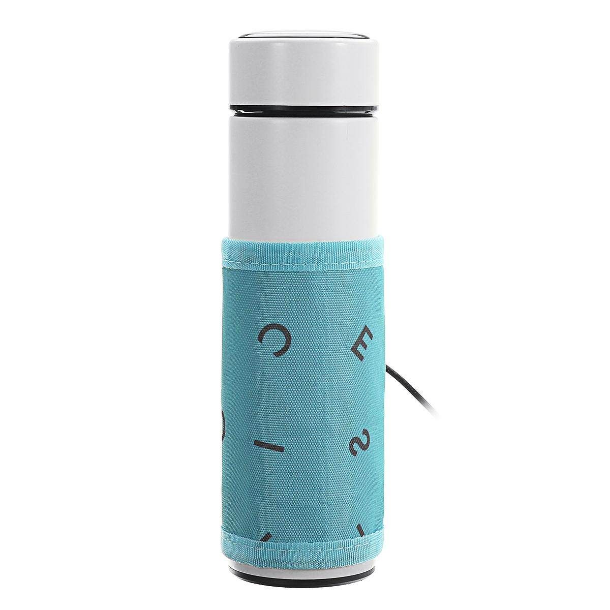 USB Constant Temperature Heating And Insulating Milk Bottle Cover Blue