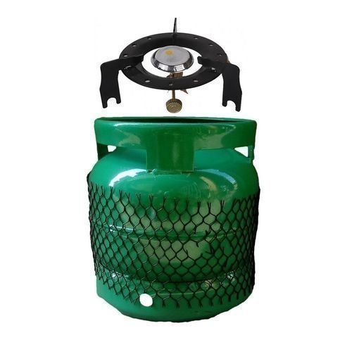 6kg Gas Cylinder With Iron Sitter & Burner