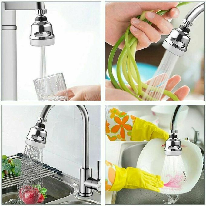 Universal 360° Rotating Faucet Movable Tap 3-mode Spray