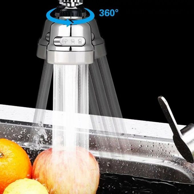 Universal 360° Rotating Faucet Movable Tap 3-mode Spray