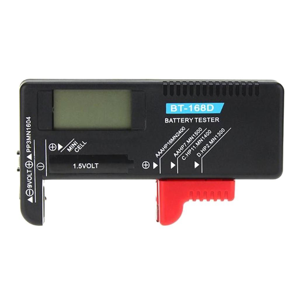 Digital Battery Tester Battery Checker For AA AAA C .5V 9V Mini