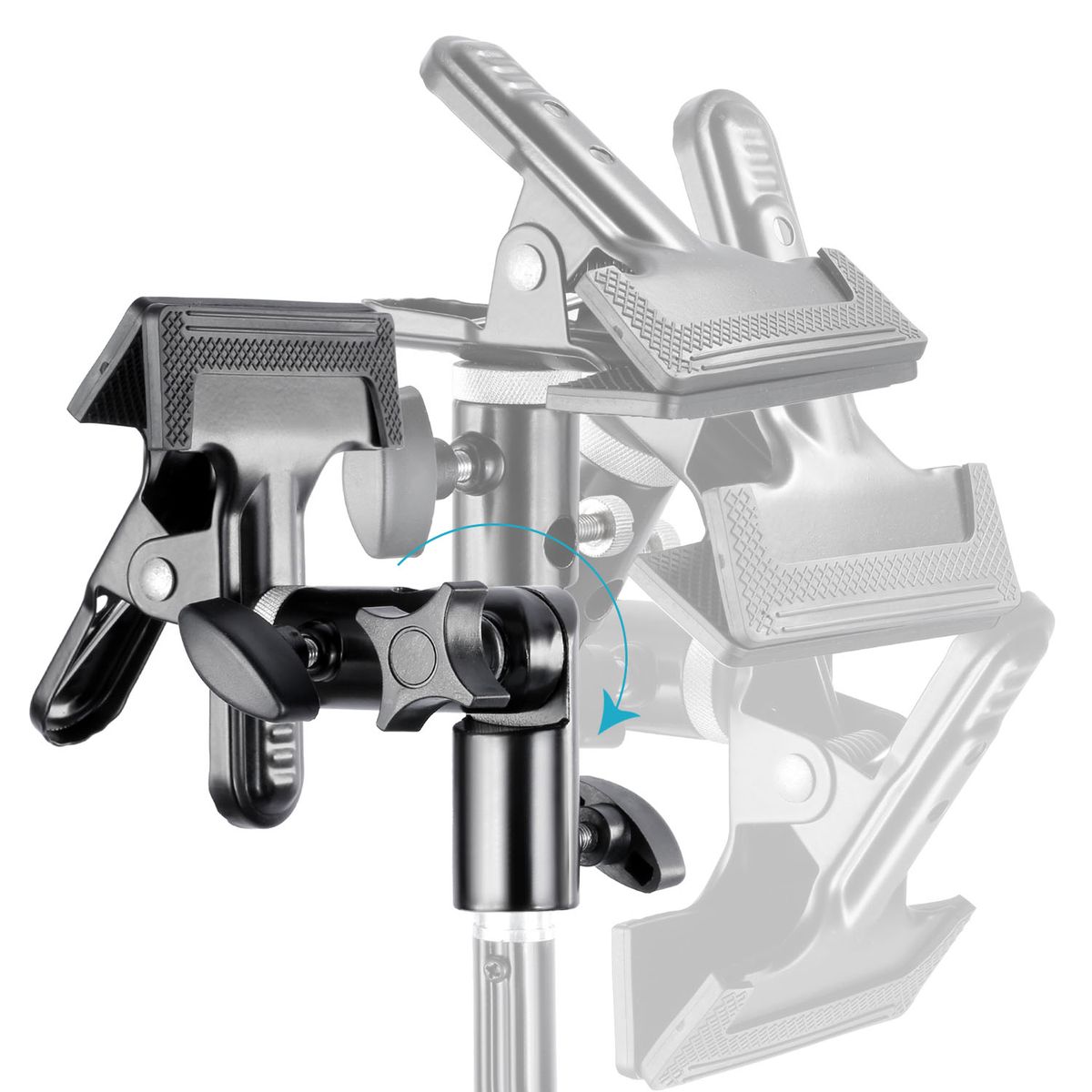 Neewer® Photo Studio Heavy Duty Metal Clamp Holder With 5/8" Light Stand Attachment For Reflector