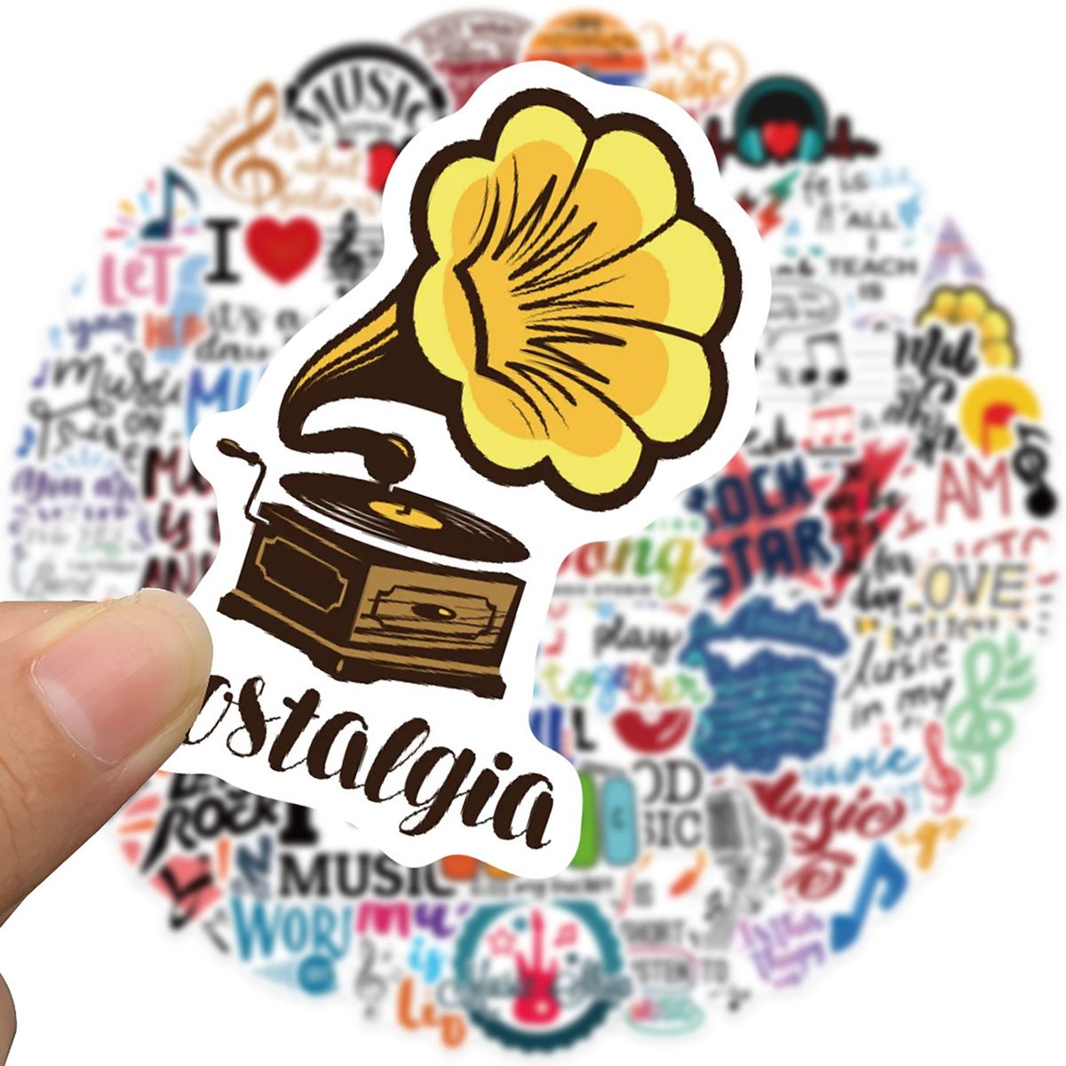 50PcsSet Graffiti Stickers Water Cup Skateboard Decorative G