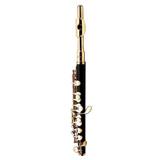 Woodwind C Key Piccolo Cupronickel  W/ Cork Grease Cleaning Golden