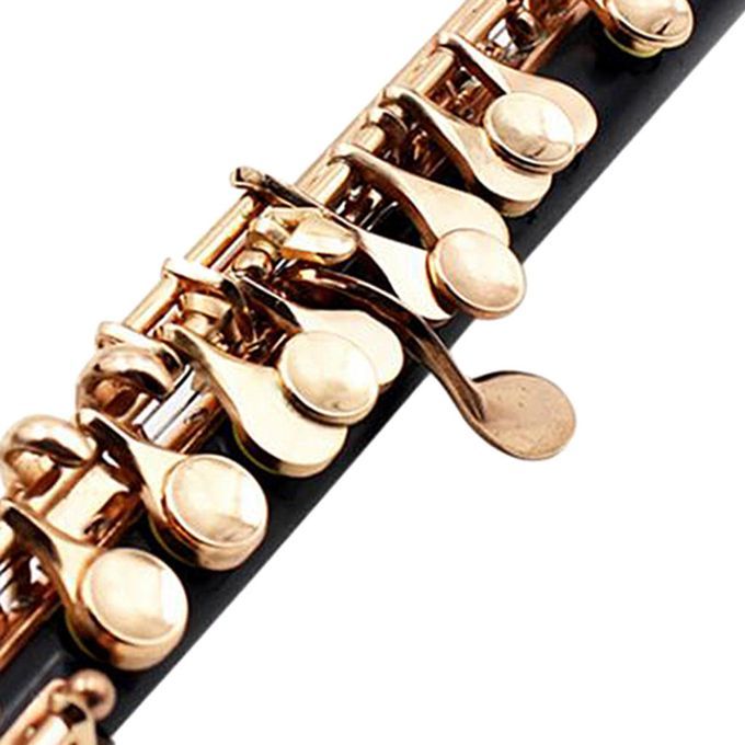 Woodwind C Key Piccolo Cupronickel  W/ Cork Grease Cleaning Golden