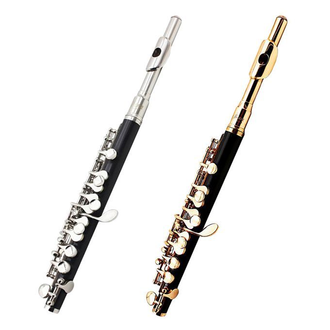Woodwind C Key Piccolo Cupronickel  W/ Cork Grease Cleaning Golden