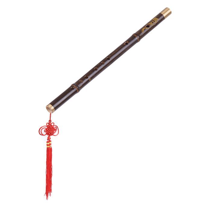Professional Black Bamboo Dizi Flute Traditional Handmade