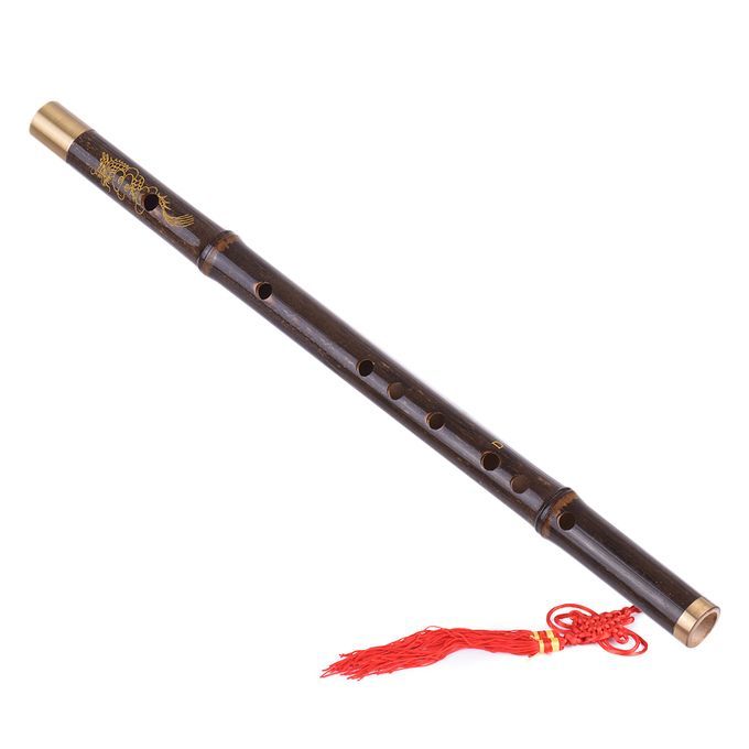 Professional Black Bamboo Dizi Flute Traditional Handmade
