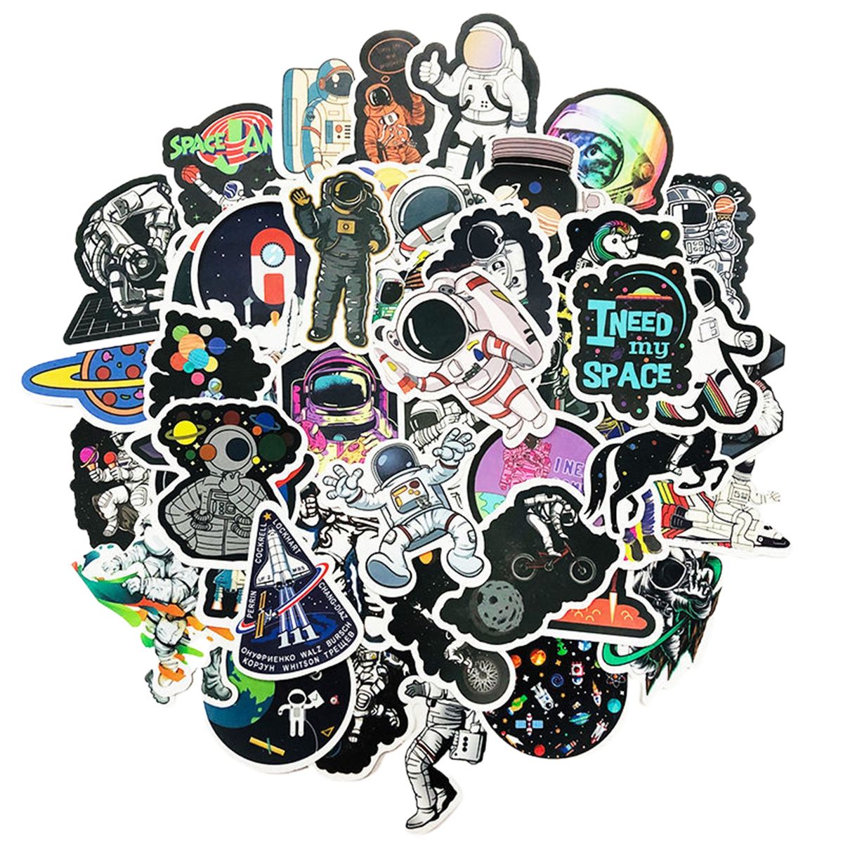 50PcsSet Graffiti Stickers Cartoon Graffiti Decals Water D