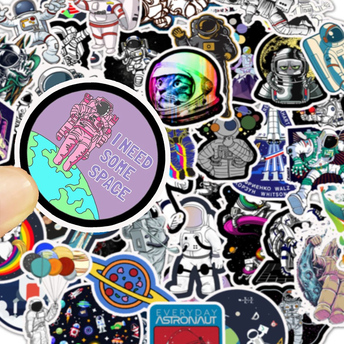 50PcsSet Graffiti Stickers Cartoon Graffiti Decals Water D