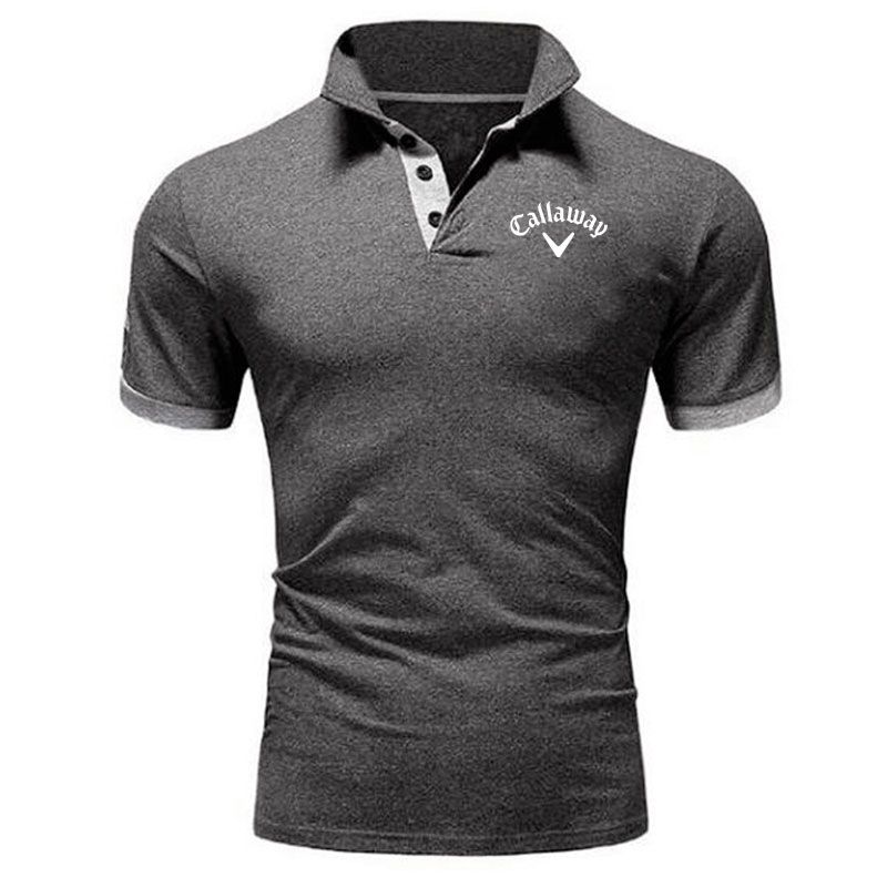 Summer Men's Sports Golf Shirt Quick Dry Breathable Polo