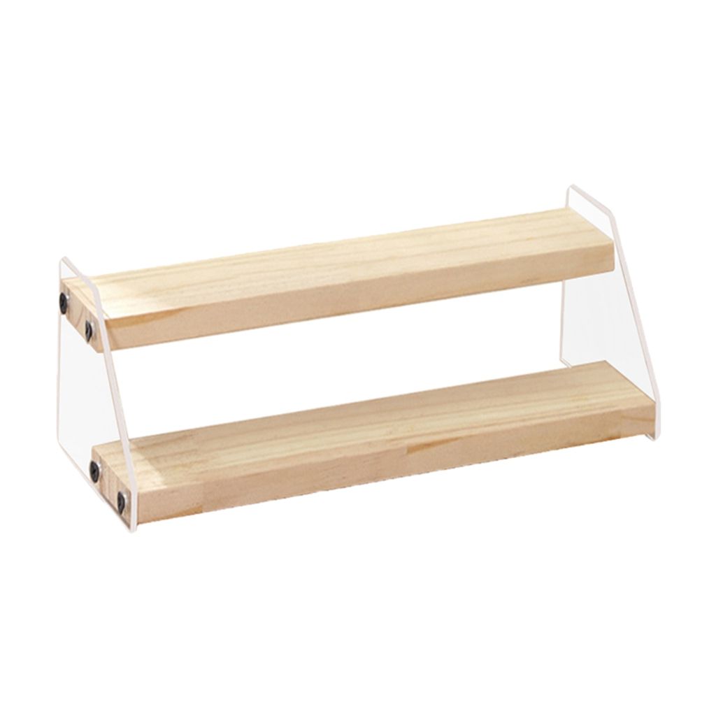 Acrylic Stands For Display Tiered Display 2 Layer  7.9inch Width