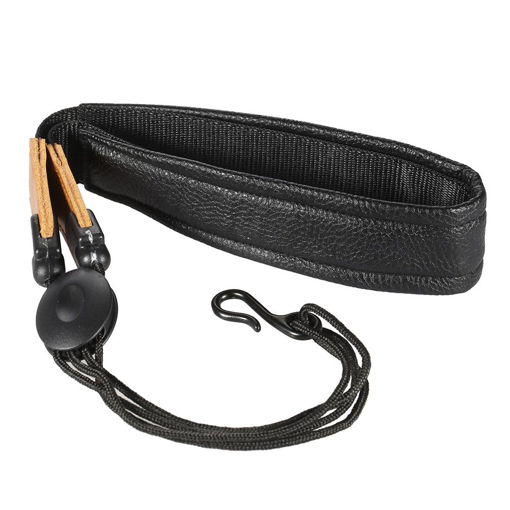 Adjustable Soft Leather Saxophone Sax Neck Strap With EVA