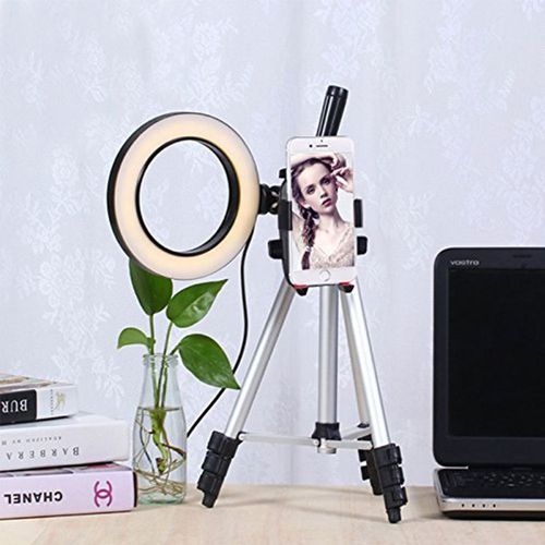 5.7''Ring Light With Tripod Stand For YouTube Video & Makeup