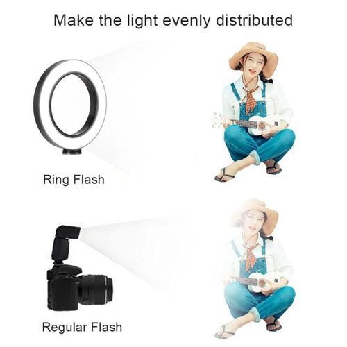 5.7''Ring Light With Tripod Stand For YouTube Video & Makeup
