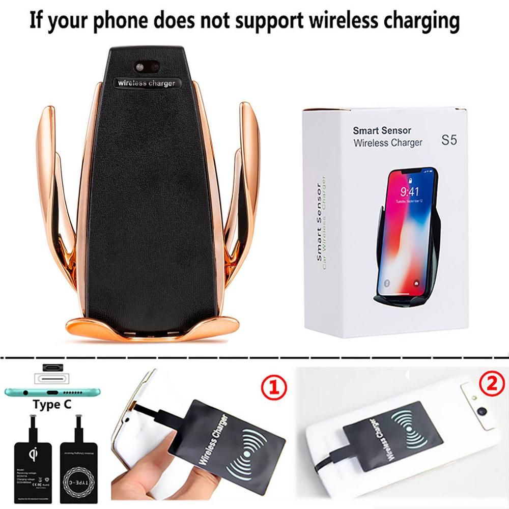 Car Air Vent Phone Holder IR Intelligent Automatic Sensor