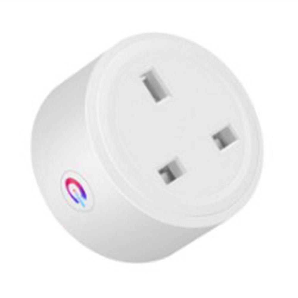 20A Tuya Smart Socket WiFi 3Pin Adapter Home for Voice Control with Energy Monitoring Timer Function UK Plug