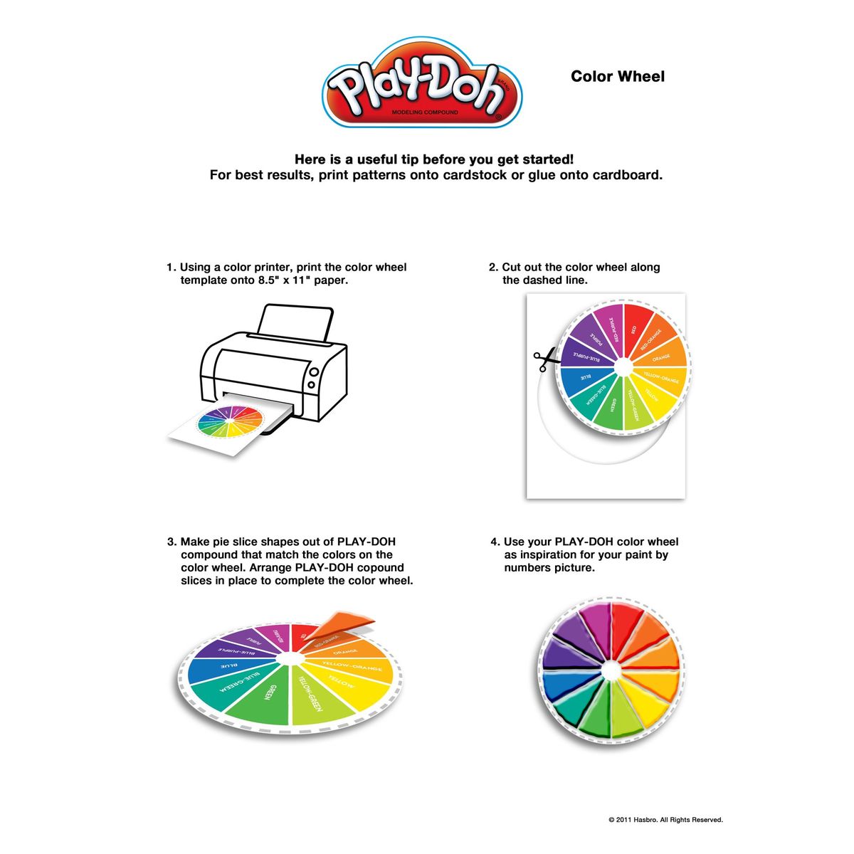 Play-Doh Modeling Compound 4 Units 4-Ounce Cans Sweet Colors (16 Ounces Total)