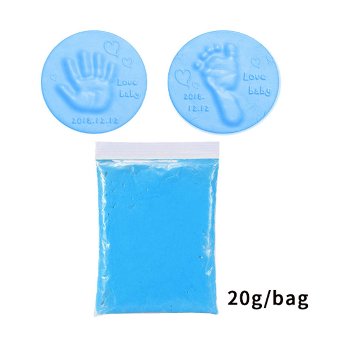 Clay Baby Hand and , Baby Keepsake Hands Casting,Plaster