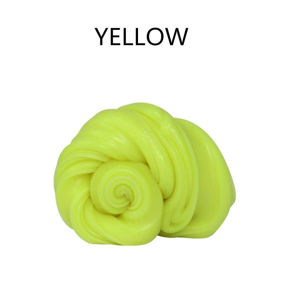 60g Magic Plasticine Candy Butter Mud Slime Playdough Reduce Toys+Tool Yellow Yellow
