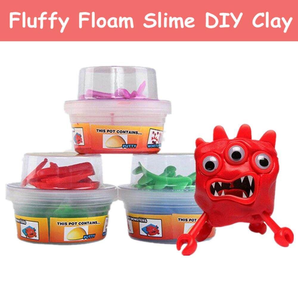 60g Magic Plasticine Candy Butter Mud Slime Playdough Reduce Toys+Tool Blue Blue
