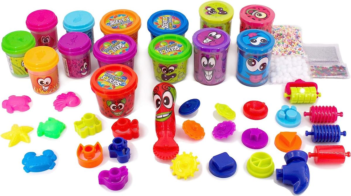 Scentos Scented Sand Dough Slime Kit 45+ Pieces (MultiColor)