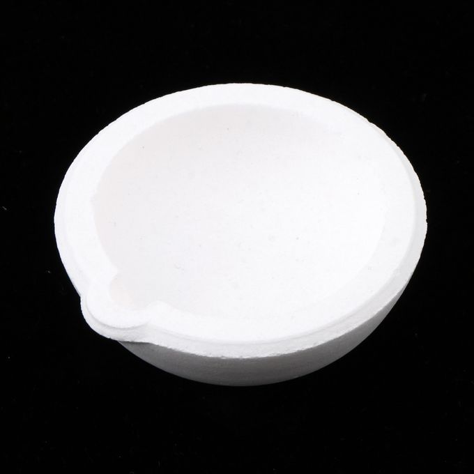 Quartz Silica Melting Crucible Dish Pot Cup For Gold Silver 100g 4