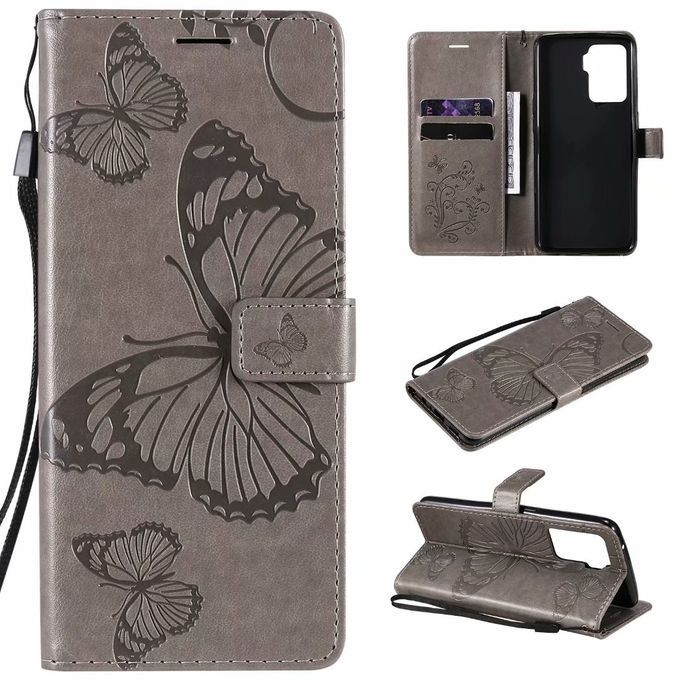 Oppo Reno 5F Case Butterfly Leather Wallet Flip Cover Case