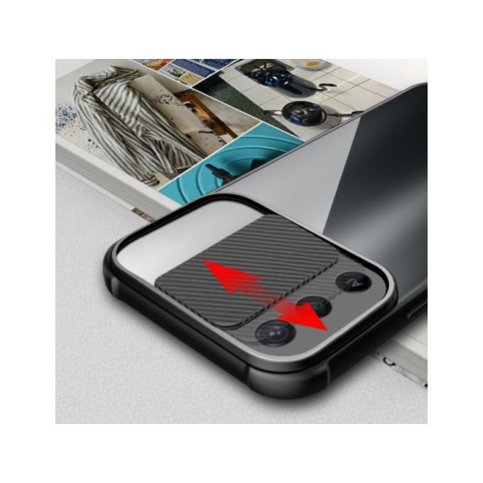 Oppo Reno 5F Case Sliding Cover Transparent Phone Case