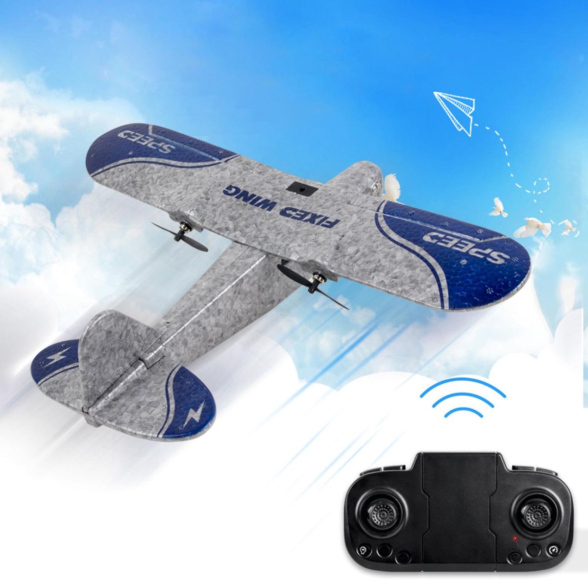 Foam Glider 2.4G 2CH Aeroplane  RC Glider Airplane With Light