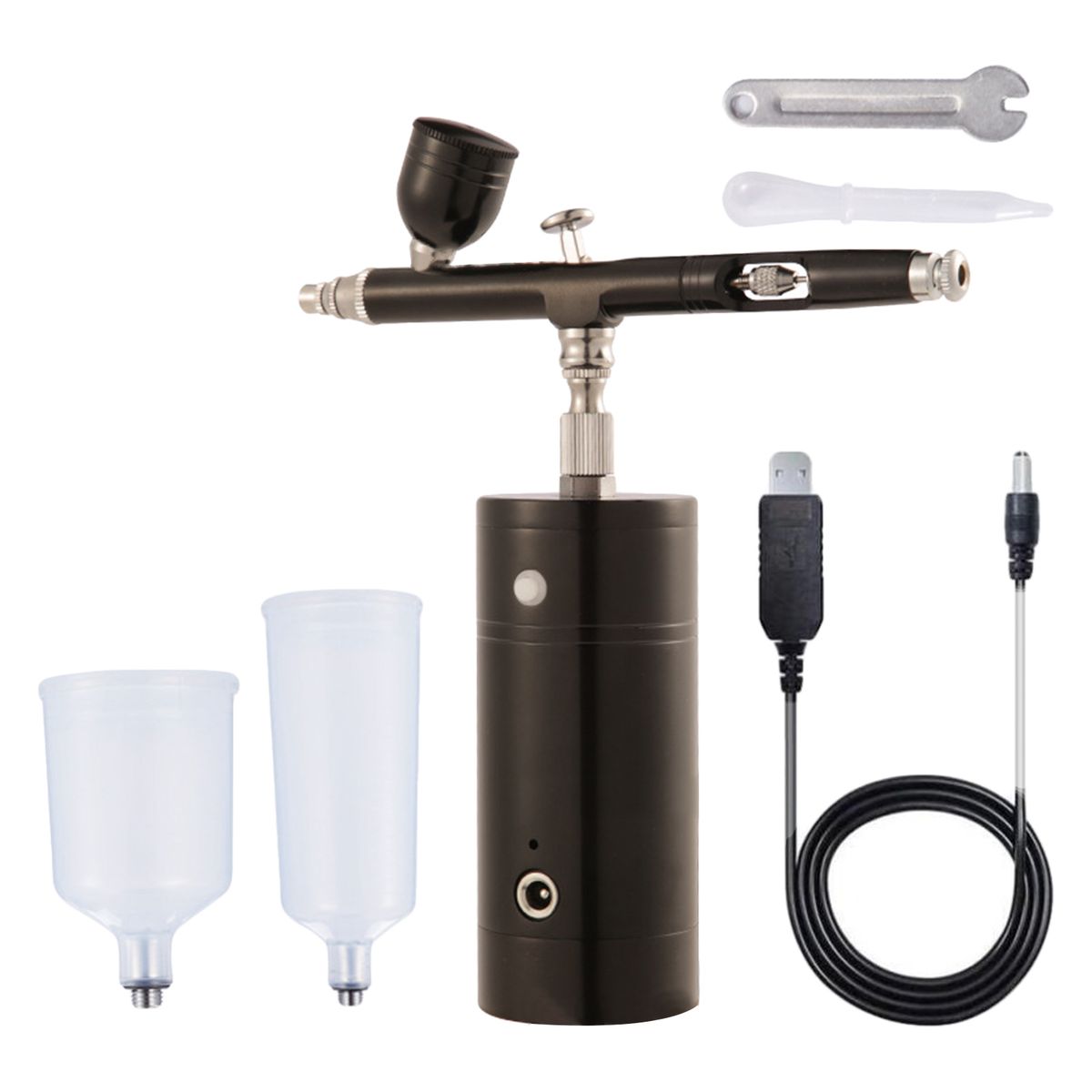Airbrush Air Compressor, Portable Cordless Airbrush Set,