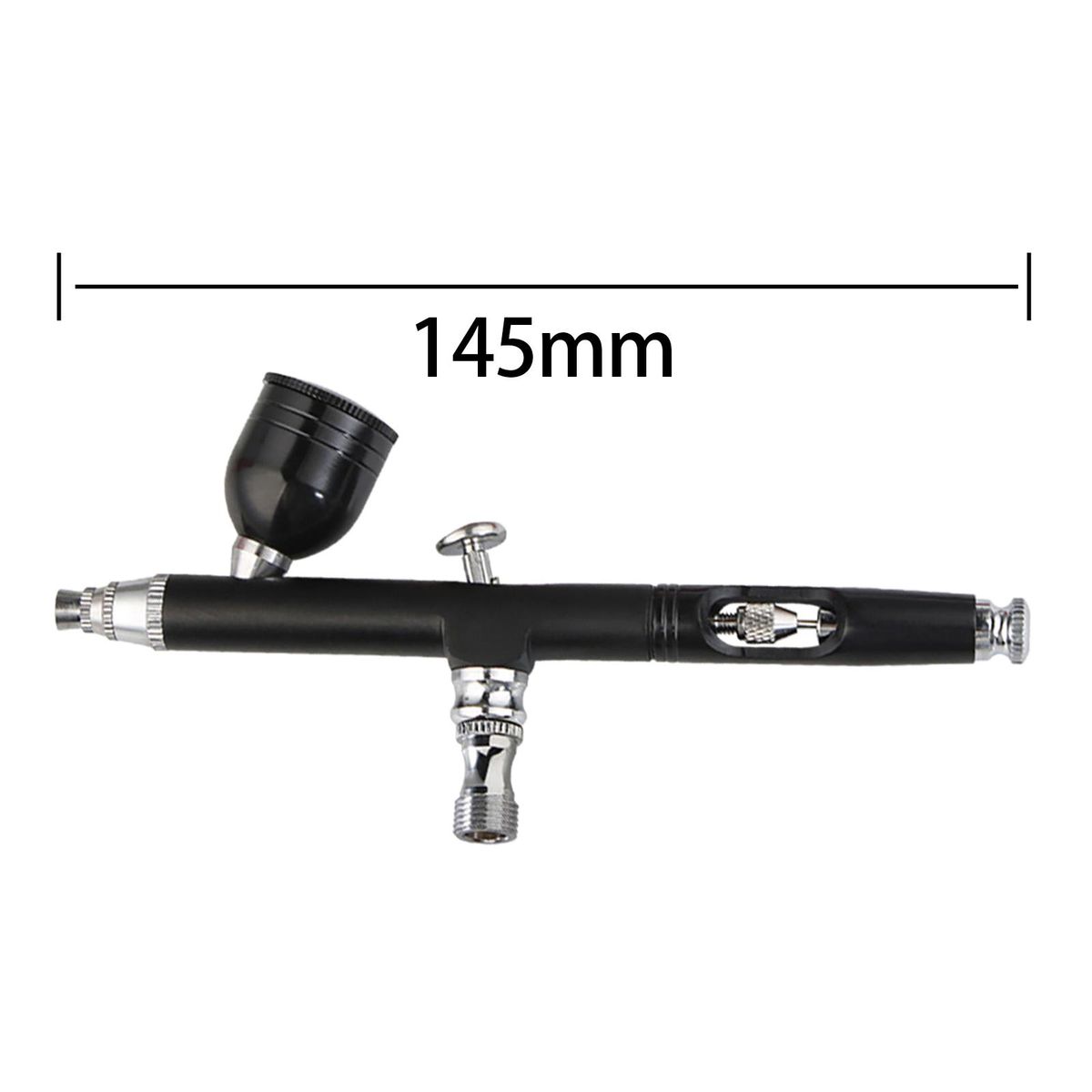 Portable Air Brush Set Cordless 7cc 0.3mm Nozzles Airbrush For Black