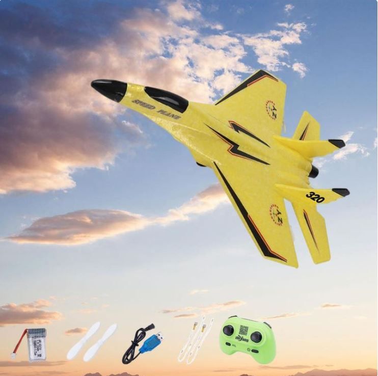 RC Remote Control Airplane 2.4G Remote Control Fighter Hobby Plane Glider Airplane