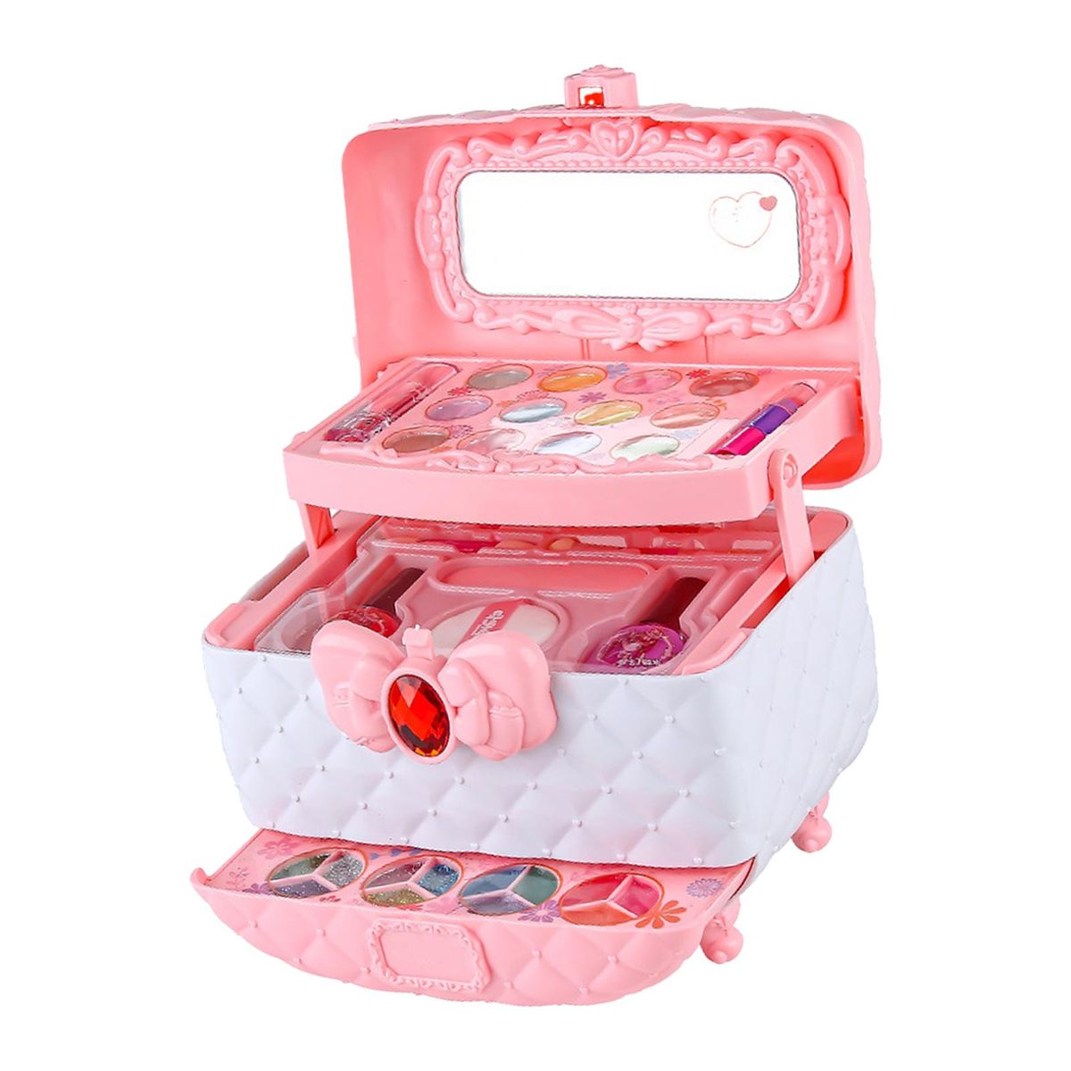 For Little Girl Pretend Play Princess Toy With Mirror Kids Makeup Set Cosmetic