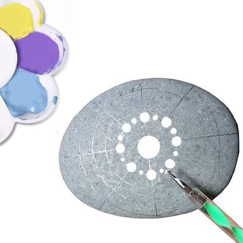 Mandala Dotting Stencil Tools Rock Painting Kit