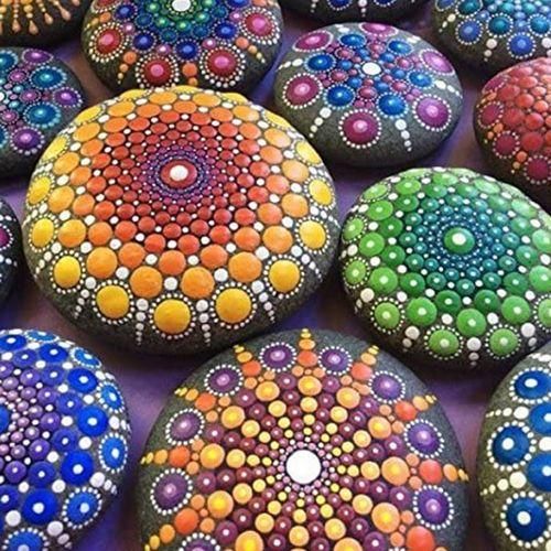 Mandala Dotting Stencil Tools Rock Painting Kit